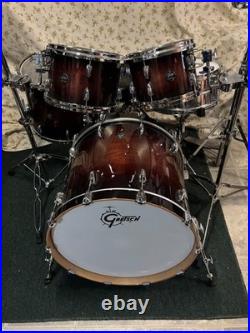 Gretsch Renown Drums, Maple Shells, Barely Used, Tobacco Sunburst