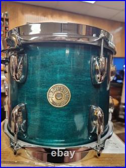 Gretsch Renown Maple 10 Tom, Broadkaster Set Up, Custom Caribbean Blue Gloss