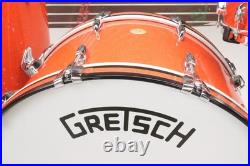Gretsch USA Broadkaster 3pc Drum Kit Set Tangerine Glitter 26/16/14 Gretsch USA Broadkaster 3pc Drum Kit Set Tangerine Glitter 26/16/14