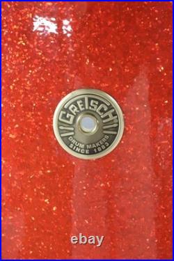 Gretsch USA Broadkaster 3pc Drum Kit Set Tangerine Glitter 26/16/14 Gretsch USA Broadkaster 3pc Drum Kit Set Tangerine Glitter 26/16/14