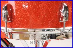 Gretsch USA Broadkaster 3pc Drum Kit Set Tangerine Glitter 26/16/14 Gretsch USA Broadkaster 3pc Drum Kit Set Tangerine Glitter 26/16/14