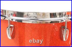 Gretsch USA Broadkaster 3pc Drum Kit Set Tangerine Glitter 26/16/14 Gretsch USA Broadkaster 3pc Drum Kit Set Tangerine Glitter 26/16/14