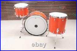 Gretsch USA Broadkaster 3pc Drum Kit Set Tangerine Glitter 26/16/14 Gretsch USA Broadkaster 3pc Drum Kit Set Tangerine Glitter 26/16/14