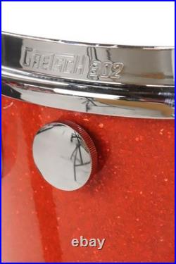 Gretsch USA Broadkaster 3pc Drum Kit Set Tangerine Glitter 26/16/14 Gretsch USA Broadkaster 3pc Drum Kit Set Tangerine Glitter 26/16/14