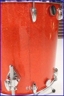 Gretsch USA Broadkaster 3pc Drum Kit Set Tangerine Glitter 26/16/14 Gretsch USA Broadkaster 3pc Drum Kit Set Tangerine Glitter 26/16/14