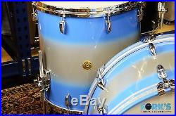 Gretsch USA Custom 3pc drum set/ Blue Duco (Video In Description)