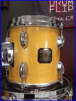 Gretsch USA Custom 6pc Natural Maple Drum Set! 24,18,15,13,10,8. Video