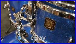 Gretsch USA Custom Bop Jazz Drum Set Blue Sparkle (FREE SHIPPING)
