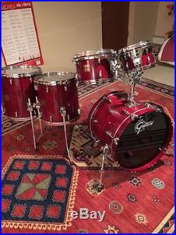 Gretsch USA Custom Maple 5pc Drum Set Kit Rosewood Gloss Lacquer