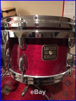 Gretsch USA Custom Maple 5pc Drum Set Kit Rosewood Gloss Lacquer