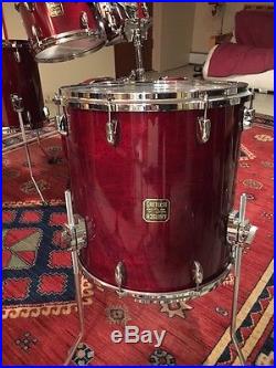 Gretsch USA Custom Maple 5pc Drum Set Kit Rosewood Gloss Lacquer