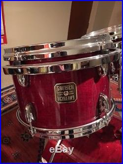 Gretsch USA Custom Maple 5pc Drum Set Kit Rosewood Gloss Lacquer Jazz