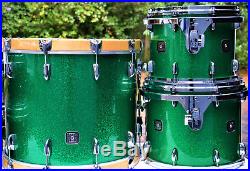 Gretsch USA Maple Drumset-Green Sparkle-Very Nice