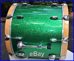 Gretsch USA Maple Drumset-Green Sparkle-Very Nice