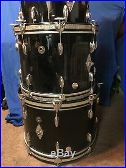Gretsch vintage drum set 1958 Broadcaster Black Nitron five piece $ 3.500