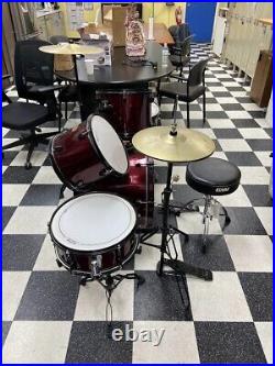 Groove Percussion 5-Piece Drum Set with Hardware and Cymbals