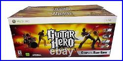Guitar Hero World Tour Drum Set Bundle With Cymbals, Pedal, Guitar, Mic No game