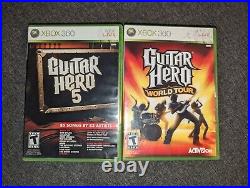 Guitar Hero World Tour Drum Set with Kick Pedal Xbox 360 Wireless Tested Clean