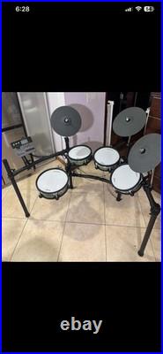 HAMPBACK ACE-530 Electric Drum Set, Dual-Layer Mesh Heads, Independent Hi-Hat