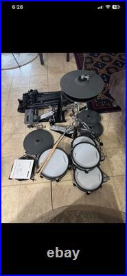 HAMPBACK ACE-530 Electric Drum Set, Dual-Layer Mesh Heads, Independent Hi-Hat