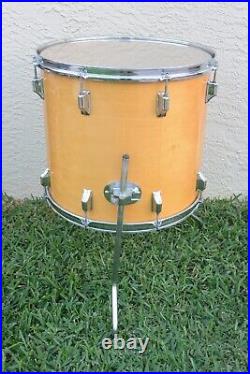 HARD-2-FIND! 1980's ROGERS USA 18 XP8 NATURAL FLOOR TOM for YOUR DRUM SET! K249