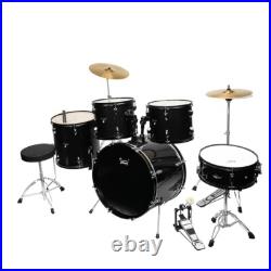 HOLIDAY SALE? Full Size Acoustic Drum Kit Cymbals Throne Snare More