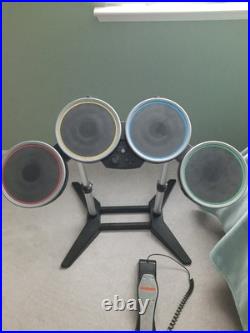 Harmonix Rockband Wireless Drum Set PSDMS2 PS2 PS3 PS4, With 2 Games Harmonix Rockband Wireless Drum Set PSDMS2 PS2 PS3 PS4, With 2 Games