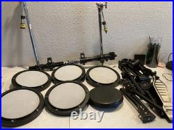Hart Dynamics Prodigy Electronic Drum Set 6 Pads Rack Hartware Pedal Lot