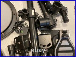 Hart Dynamics Prodigy Electronic Drum Set 6 Pads Rack Hartware Pedal Lot