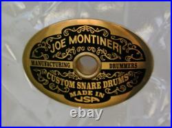 JOE MONTINERI USA CUSTOM 20/12/15 DRUM SET in WMP / WHITE MARINE PEARL! LOT K670