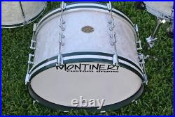 JOE MONTINERI USA CUSTOM 20/12/15 DRUM SET in WMP / WHITE MARINE PEARL! LOT K670