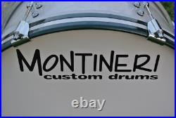JOE MONTINERI USA CUSTOM 20/12/15 DRUM SET in WMP / WHITE MARINE PEARL! LOT K670