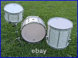 JOE MONTINERI USA CUSTOM 20/12/15 DRUM SET in WMP / WHITE MARINE PEARL! LOT K670