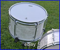JOE MONTINERI USA CUSTOM 20/12/15 DRUM SET in WMP / WHITE MARINE PEARL! LOT K670