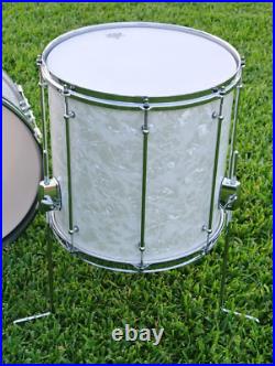JOE MONTINERI USA CUSTOM 20/12/15 DRUM SET in WMP / WHITE MARINE PEARL! LOT K670