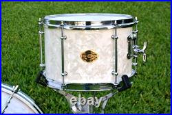 JOE MONTINERI USA CUSTOM 20/12/15 DRUM SET in WMP / WHITE MARINE PEARL! LOT K670