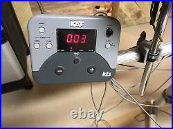KAT KT1 5-PIECE DIGITAL ELECTRONIC DRUM SET KICK SNARE CRASH KIT with Extra Pedal