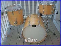 Keller maple shell bop drum set with 18 inch bass drum 14 floor 12 tom