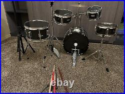 Kid Drum Sets-Donner 5-Piece for Beginners, 14 Inch Full Size Complete Junior D