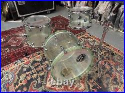 Kirchhoff Drums Spun Acrylic Shell Set, Coke Bottle Green with sparkle flake