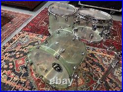 Kirchhoff Drums Spun Acrylic Shell Set, Coke Bottle Green with sparkle flake