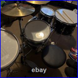 Ktaxon Acoustic Drum Kit Set with Bass Drum Snare Tom Floor Tom & Pedal FOR KIDS
