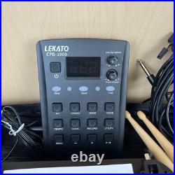 LEKATO CPD-1000 Electronic Drum Set Portable Electric Drum Set for Beginner Good LEKATO CPD-1000 Electronic Drum Set Portable Electric Drum Set for Beginner Good