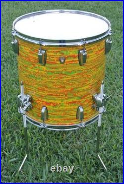 LUDWIG Classic Maple Series 16 FLOOR TOM in CITRUS MOD for YOUR DRUM SET! RL548