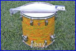 LUDWIG Classic Maple Series 16 FLOOR TOM in CITRUS MOD for YOUR DRUM SET! RL548