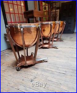 LUDWIG Timpani Kettle Drums Set of 3 (23,25,28) Copper Concert Orchestra IOWA