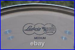 LUDWIG USA 14 7-PLY MAPLE CLASSIC WHITE MARINE FLOOR TOM for YOUR DRUM SET i576