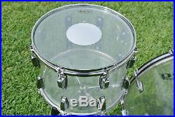 LUDWIG USA 14 CLEAR VISTALITE CLASSIC RACK TOM for YOUR DRUM SET! LOT #Z219