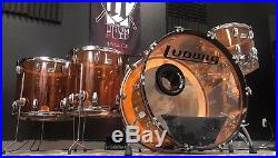 LUDWIG Vistalite John Bohnam Reissue Amber Acrylic Drum Set Supraphonic Snare