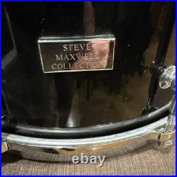 Lang / Gladstone 7x14 8 Ply Maple Black Snare Drum From The Maxwell Collection